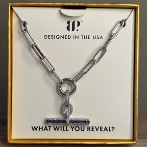 Bomb Party Gem Society Pendent “The Midnight Link Necklace” Brand New!